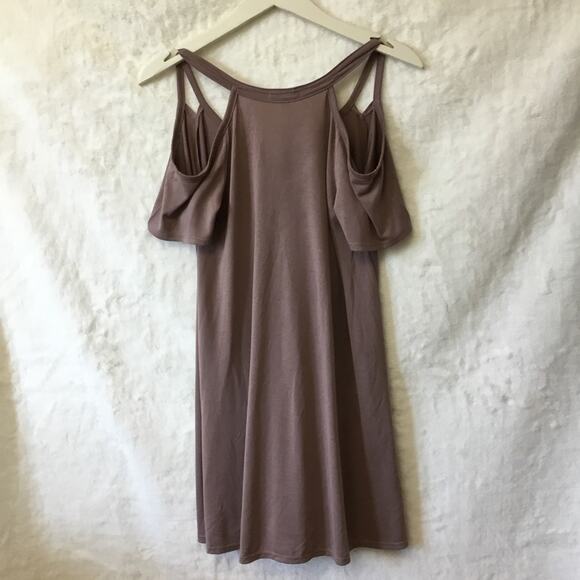Socialite Mocha Strappy Mini Dress - Picture 8 of 9
